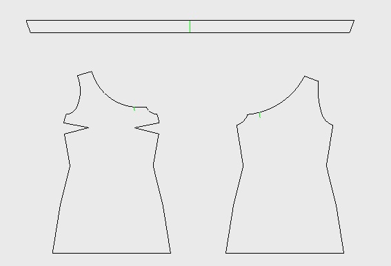 выкройка платья на одно плечо, как сделать выкройку платья видео, готовая выкройка платья 42 размера